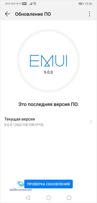    Huawei EMUI 9.0