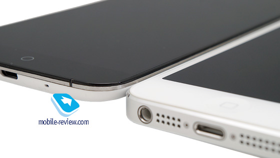 Смартфоны Meizu MX3 и iPhone 5