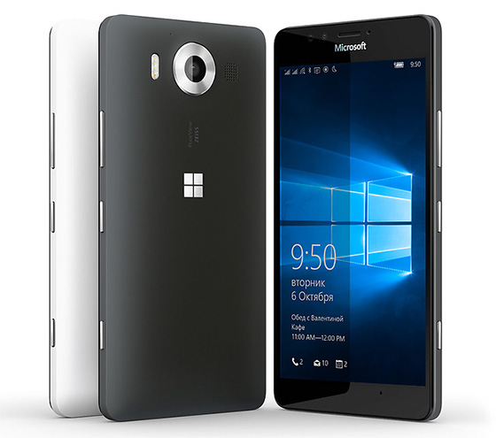 Windows 10 Mobile  Lumia 950 DS
