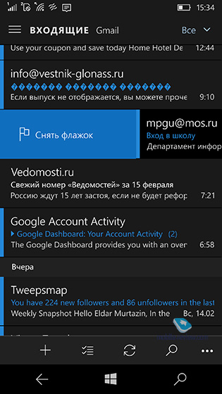 Windows 10 Mobile    