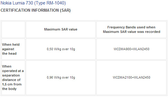 Lumia 730/735