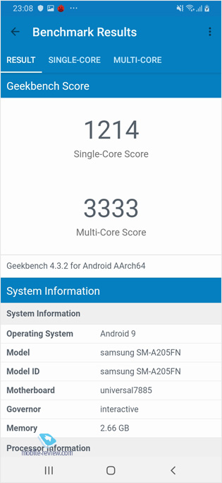   Samsung Galaxy A20 (SM-A205FN/DS)