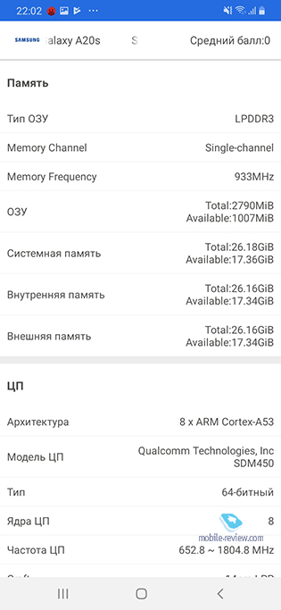   Samsung A20s 2019 (SM-A207F/DS)