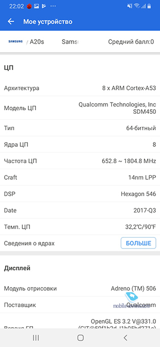   Samsung A20s 2019 (SM-A207F/DS)