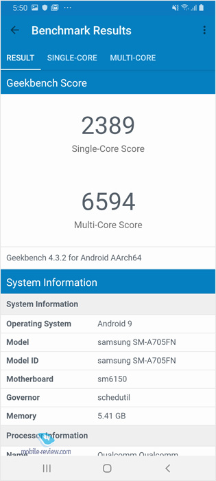   Samsung Galaxy A70 (SM-A705FN/DSM)