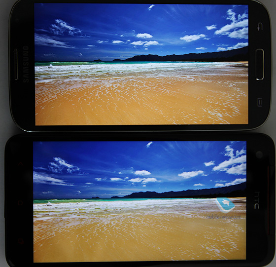 Сравнение экранов Samsung Galaxy S IV и HTC Butterfly