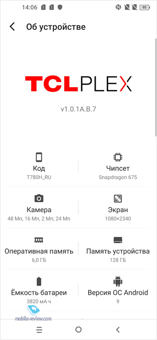   TCL Plex (T780H)