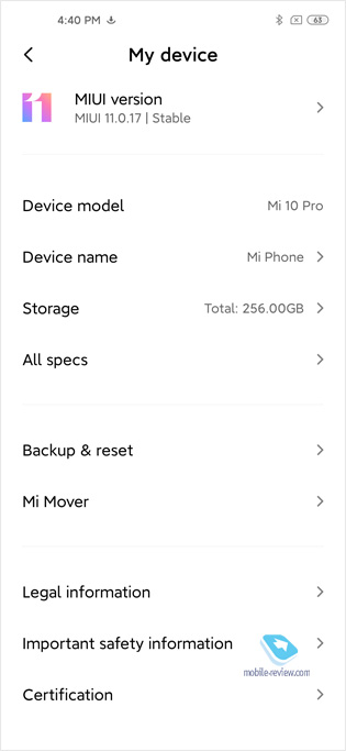     Xiaomi Mi 10 Pro