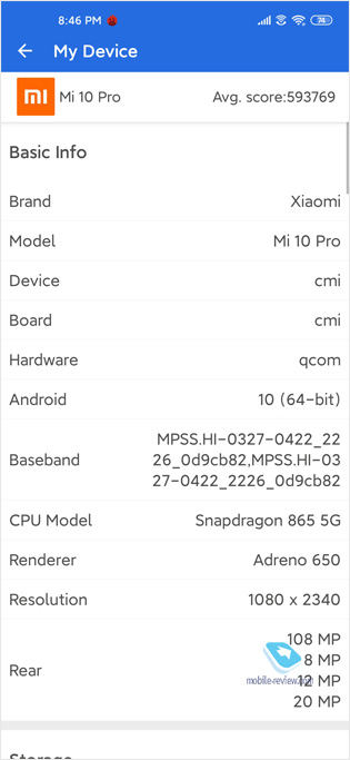     Xiaomi Mi 10 Pro