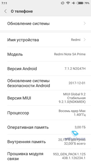 Xiaomi Redmi Note 5A Prime