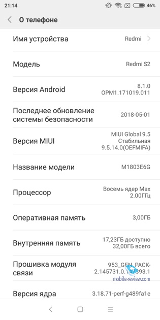 Xiaomi Redmi S2